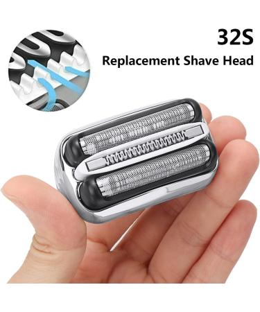 Darohz 32S for Braun Series 3 Electric Shaver Replacement Head - Compatible With Series3 Shavers 301s 310s 320s 3000s 3010s 3020s 3050cc 3070cc etc by Models(2pcs) - Buy Online on GoSupps.com