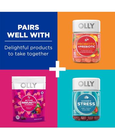 OLLY Gummy Active Immunity+Elderberry 45 Gummies Men's Multivitamin Gummy Vitamins A C D E B Lycopene Zinc 90 Count - Buy Online on GoSupps.com