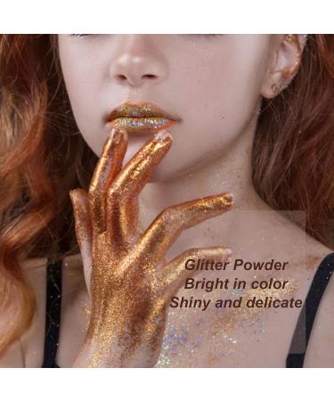 Craft Glitter Powder 0.4 oz Hypoallergenic Exquisite Glitter Powder Wearable Face Body Paint - Buy Online on GoSupps.com