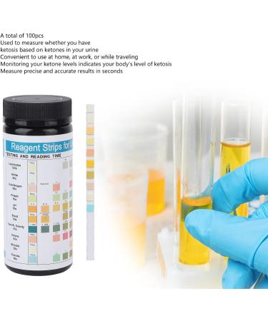 100 Urine Test Strips for UTI & Health Monitoring | 10 Indicators for Ketones pH Glucose Protein & Sugar Detection - Fast International Shipping - Buy Online on GoSupps.com