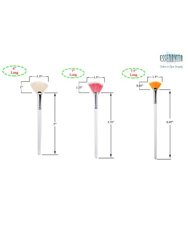 Essenavita Fan Mask Brush Set - 6 Piece Set for Mask Application - Glycolic & Boar Head Fan Brushes - Buy Online on GoSupps.com