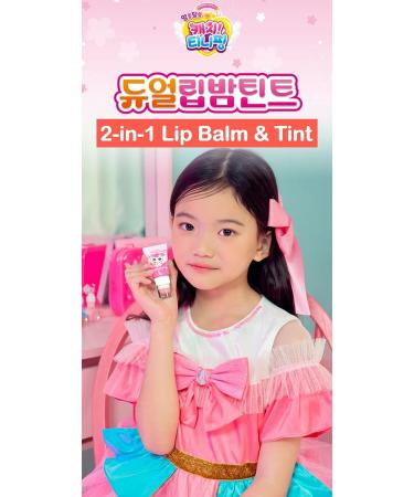 Teenieping Kids Dual Lip Balm and Tint | Fruit Flavored Lip Gloss for Pretend Play | Non Toxic Makeup for Girls Ages 3-8 - Buy Online on GoSupps.com
