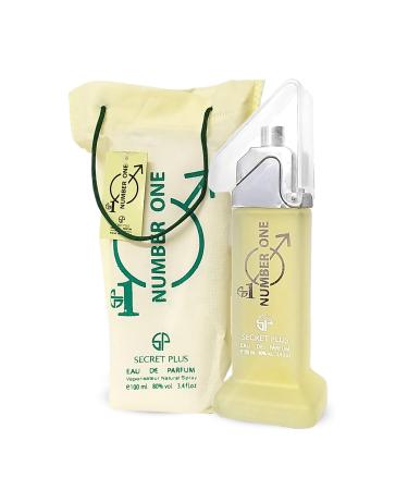 Men's Cologne 1 Number One Eau De Toilette Spray Perfume Fresh Scent 3.4 Fl Oz Daily Used 1 Number One 3.4 Fl Oz (Pack of 2)