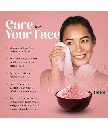Buy Organic Rose Petal Powder for Facial & Hair Masks | 100g | Henna Cosmetics - International Shipping Available - Buy Online on GoSupps.com
