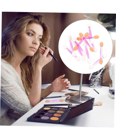Housoutil 160 pcs Eye Brush Heads Head Sponges Dual Disposable Shadow Cosmetic Sponge Makeup 6x1x0.8cmx2pcs Assorted Colorx2pcs - Buy Online on GoSupps.com