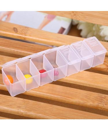2Pcs Transparent Pill Cases | Convenient Visible Pill Organizers for Easy Storage - International Shipping Available - Buy Online on GoSupps.com