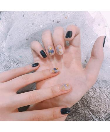 6 Jars Nail Glitter Powder Black White Silver Dust French Nail Sugar Glitter for Manicure Decorations - DIY Crafts - Buy Online on GoSupps.com