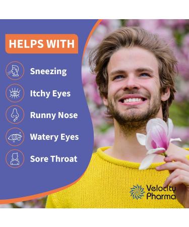 Velocity Pharma Levocetirizine Dihydrochloride Tablets USP 5mg - 24 Hour Allergy Relief - Non-Drowsy Antihistamine - 240 Count - Buy Online on GoSupps.com