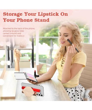 Lip Gloss Holder | Flexible Device with Mirror Lipstick Cases for Smartphones for Travel Family Women Daughters Mothers Girlfriends Wife Yellow Refer to description - Buy Online on GoSupps.com