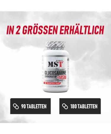 GLUCOSAMINE - CHONDROITIN - MSM + Hyaluronic Acid + L-Proline | 90 Tablets | STD NUTRITION BERLIN | - Buy Online on GoSupps.com