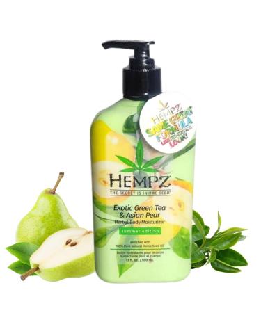Hempz Green Tea & Asian Pear Herbal Body Moisturizer 17 fl oz. Summer Edition Limited Edition
