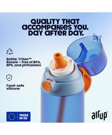 air up Bouteille d'eau Click Dolphin Blue - Kit de d marrage original (621 ml) avec dosettes en 5 saveurs - Bouteille avec ar me sans sucre - Passe au lave-vaisselle - Sans BPA - Buy Online on GoSupps.com
