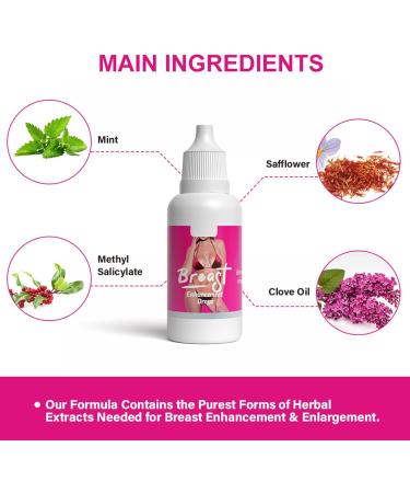 Goowafur Natural Breast Enlargement Cream 20ml - Plumping Breast Cream for Supple Fuller and Firmer Breasts Firming and Lifting Cream for All Skin Types - Buy Online on GoSupps.com