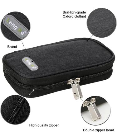 Insulin Cooling Bag with 2 Cooling Packs - Safe & Cold Diabetes Accessories for Travel | YouShares 03 Black - Buy Online on GoSupps.com
