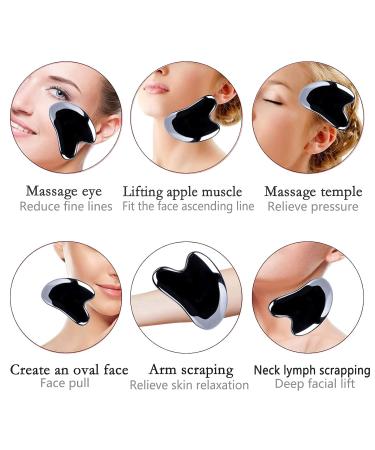 Best Face Jade Roller & Gua Sha Set | Terahertz Energy Stone Skin Care Tools for Radiant Beauty - Buy Online on GoSupps.com