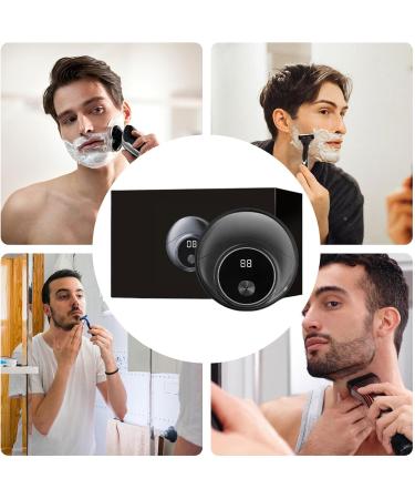 Rasoir Visage Pour Hommes Tondeuse Barbe Faciale | Rasoirs Portables Pour Salle de Bain Ext rieur Voyage D placement Professionnel P re Petit-ami Grand-p re Mari Coll gue Noir - Buy Online on GoSupps.com