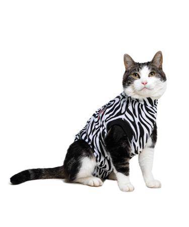 MPS Medical Pet Shirt Katze Zebra Print S