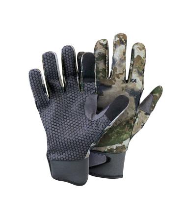 SPIKA Camouflage Fingerless and Full Finger Gloves Touchscreen Non-Slip Outdoor Sports Working Camping Hiking Cycling Climbing Hunting Gloves Biarri Full Finger Medium