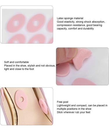 Corn Pads Cushion Callus Protectors - Soft Latex Foam, Elastic & Breathable Oval Pink Foot Care - Buy Online on GoSupps.com