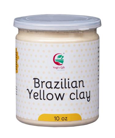 Brazilian Yellow Clay 10 oz | 100% Natural Clay Powdered | Soap Making Clay by Yogi's Gift  