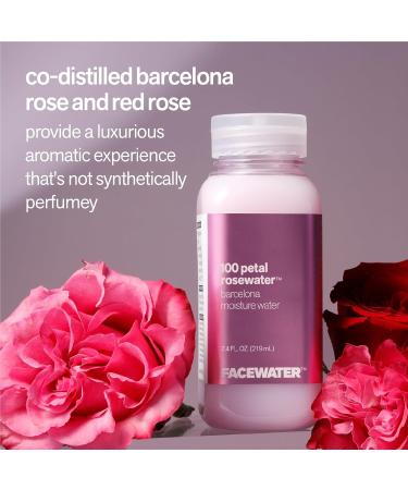 Buy Facewater 100 Petal Rosewater - Hydrating Moisture Water for Glowing Skin | International Shipping - Buy Online on GoSupps.com