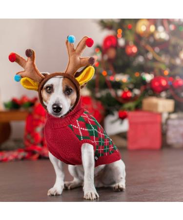 Nobleza Christmas Dog Sweater - Turtleneck Knitwear for Small & Medium Dogs | Warm Holiday Apparel with Snowman Design - Buy Online on GoSupps.com