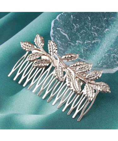 YHEAKNE Boho Wedding Hair Accessories - Gold Lattice Hard Camp with Headgear & Side Comb for Brides & Bridesmaids - Buy Online on GoSupps.com