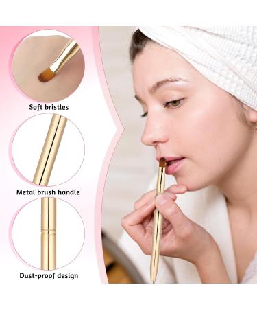 3 Pack Retractable Lip Brushes for Lipstick & Lip Gloss - Travel-Friendly Makeup Brush Set - Buy Online on GoSupps.com