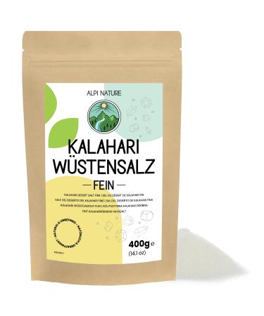 Alpi Nature Sel Fin du D sert du Kalahari 400g Sel Gastronomique 0.1-0.6 mm S ch au Soleil Naturel 400 g (Lot de 1)