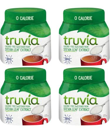 Stevia Sweetener Bundle With 4x Truvia Sweetener Jar 270g - Calorie-Free Sweetener Tablets From Stevia Leaf Extract (Pack of 4 Jars Bundle) - Buy Online on GoSupps.com