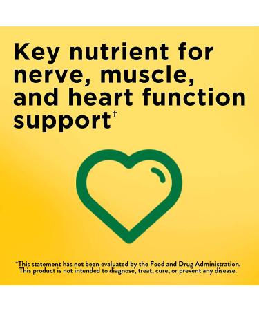 Nature Made Potassium Gluconate 550 mg | 100 Tablets - Heart & Muscle Support - Buy Online on GoSupps.com