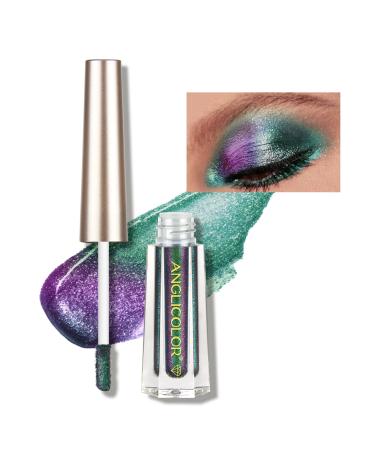 Junhe Chameleon Metallic Liquid Eyeshadow Eye Shadow Long Lasting and Pigmented Sparkling &Shimmer Eyes Makeup One-Swipe Coverage 0.10 Floz (103 EMBER)