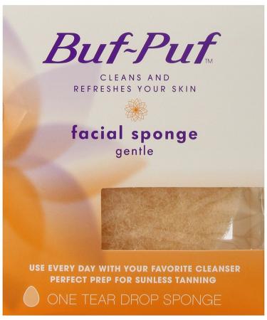 Buf-Puf Reusable All-Purpose Facial Sponge  Gentle (Pack of 6) Gentle Facial 6 Count (Pack of 1)