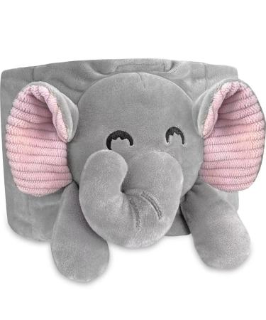 Baby Belly Band for Gas and Colic Relief Flaxseed Baby Heated Tummy Wrap for Infants Colic Calm Baby Heating Pad with Natural Warmth Stomach Relief for Newborns to Toddlers (Elephant)