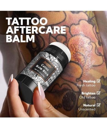 Organic Tattoo Balm for Healing and Brightening - 2.6oz Unscented Aftercare Cream - Buy Online on GoSupps.com