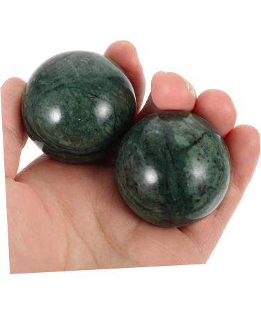Uthclo 2st Jade-Fitness Handball & Acupressure Massage Balls - Chinese Marble Baoding Balls for Arm & Wrist Training - Buy Online on GoSupps.com