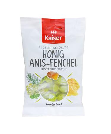 Kaiser Honey Anise-Fennel Cough Drops Liquid Filled 90g