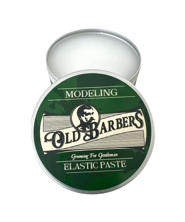 Old Barbers Elastic Hair Paste (Spider Wax), Strong Hold, in Aluminum Tin, 100ml, Made in Italy