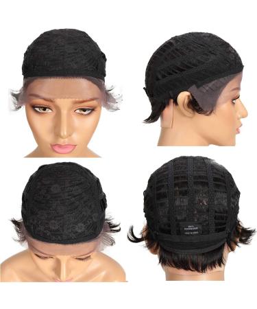 D BUT Human Hair Wig with Film Lace Front - 23 cm 79 g 1B Black - Premium Quality International Shipping - Buy Online on GoSupps.com