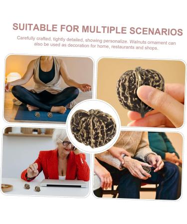 Gririw Gifts: Chinese Walnut Stress Balls - Unique Decor & Stress Relief for Adults - Buy Online on GoSupps.com