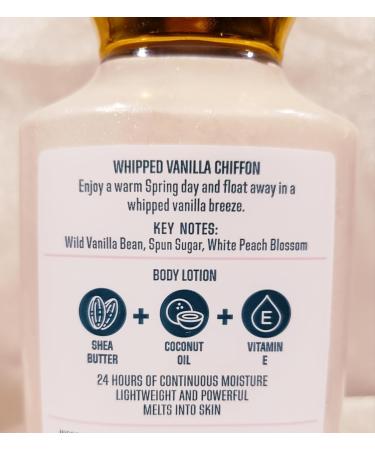 Bath and Body Works Whipped Vanilla Chiffon Gift Set - 10 oz Shower Gel & 8 oz Lotion | Luxurious Multicolor Skincare - Buy Online on GoSupps.com