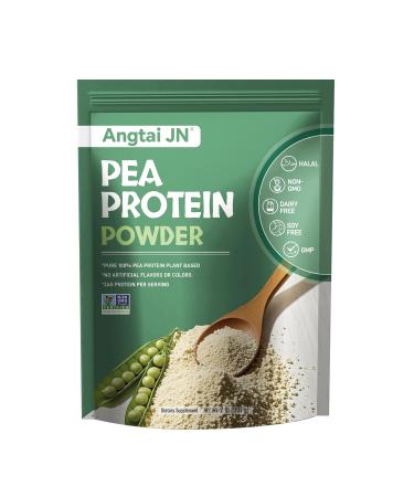 Angtai JN Pea Protein Powder 24g of Plant-Based Protein Unflavored Vegan Gluten-Free Non-GMO No Added Sugar Easily Digested Isolate Form 2 lb (30 Servings) Ideal for Vegetarians Fitness