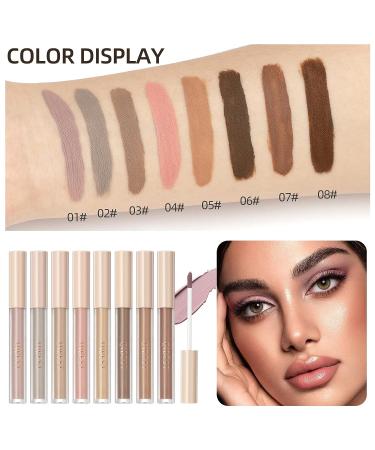 NICEFACE 8 Colors Liquid Matte Eyeshadow Set - Waterproof & Long Lasting Makeup Kit (Color A) - Buy Online on GoSupps.com