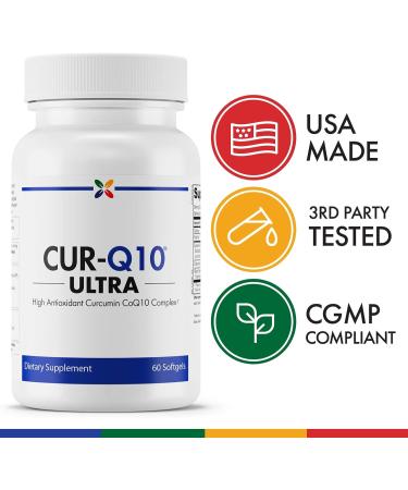 Shop Stop Aging Now CUR-Q10 Ultra Curcumin CoQ10 Complex Softgels | Boost Wellness & Fight Aging | International Shipping Available - Buy Online on GoSupps.com