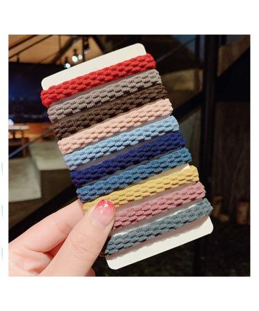 DAHI Hair Ties - 100pcs Elastic Ponytail Bands in 10 Colors | International Shipping - Buy Online on GoSupps.com