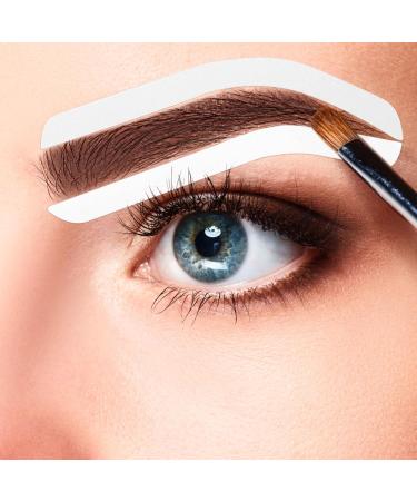 Healeved 12 Sheets Eyebrow Stencil Kit Brow Stickers Eyebrow Stencils Disposable Eyebrow Tape Adhesive Eyebrow Template - Buy Online on GoSupps.com