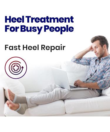 4 Pairs Heel Moisture Gel Socks for Cracked Heels | Foot Care Open Toe Socks for Dry Skin Treatment - International Shipping Available - Buy Online on GoSupps.com
