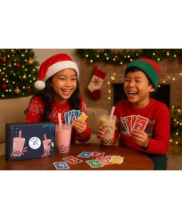  Boba Bar Creamy Twist - Mixed Bubble Tea Kit | 8 Mixed Tea Flavours 8 Popping Boba & Jelly Toppings Tapioca Pearl Bubble Tea (Serves 8) | Green Tea & Assam Tea Bags from Boba Bar London. - Buy Online on GoSupps.com