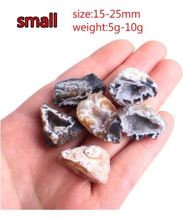 1PC New Natural Agate Crystal Polished Irregular Cluster Quartz Gemstone Cornucopia Pendant Specimen Wedding Party Decor Crystal Cluster (Size : Small 2pcs) - Buy Online on GoSupps.com