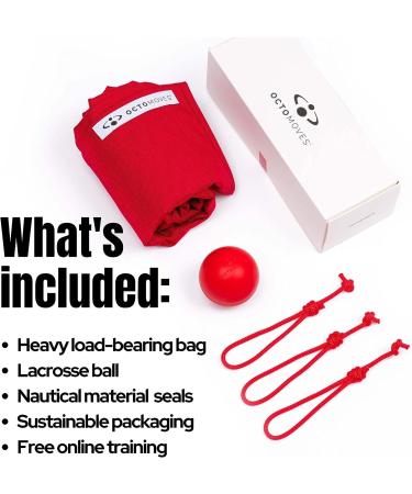 Octomoves Training Sandbag with Lacrosse Ball Seal | Strength Training Equipment for Sports | Durable Heavy Sandbag Holds Up to 120 lbs - Buy Online on GoSupps.com